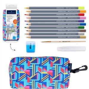 Faber-Castell Art on the Go Watercolor Pencils in pouch. Set of 16